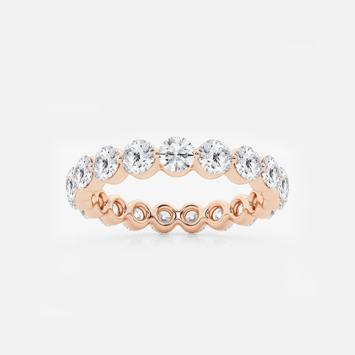 Sophia - Floating Eternity Band Wedding Ring