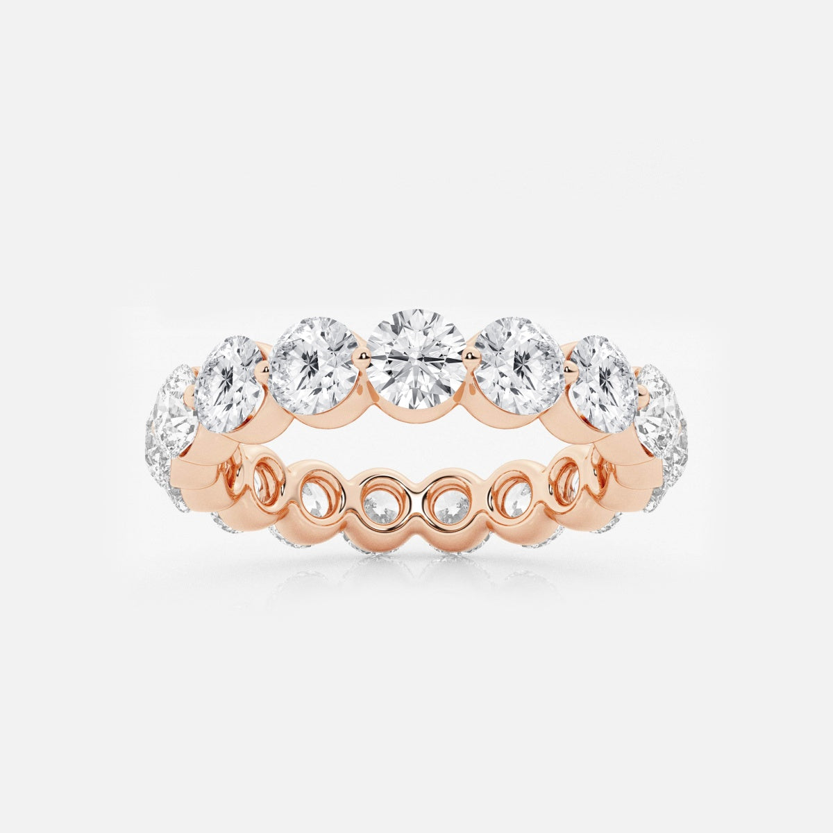 Sophia - Floating Eternity Band Wedding Ring