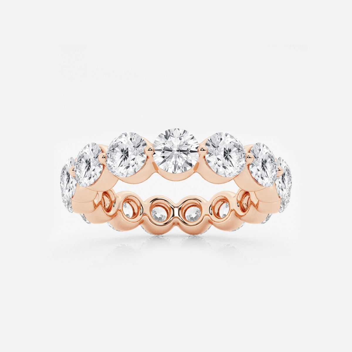 Sophia - Floating Eternity Band Wedding Ring