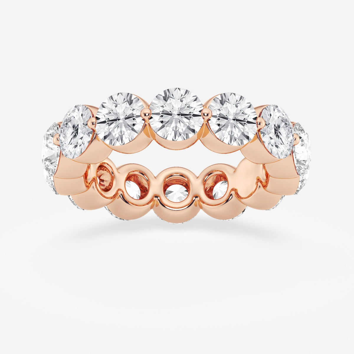 Sophia - Floating Eternity Band Wedding Ring