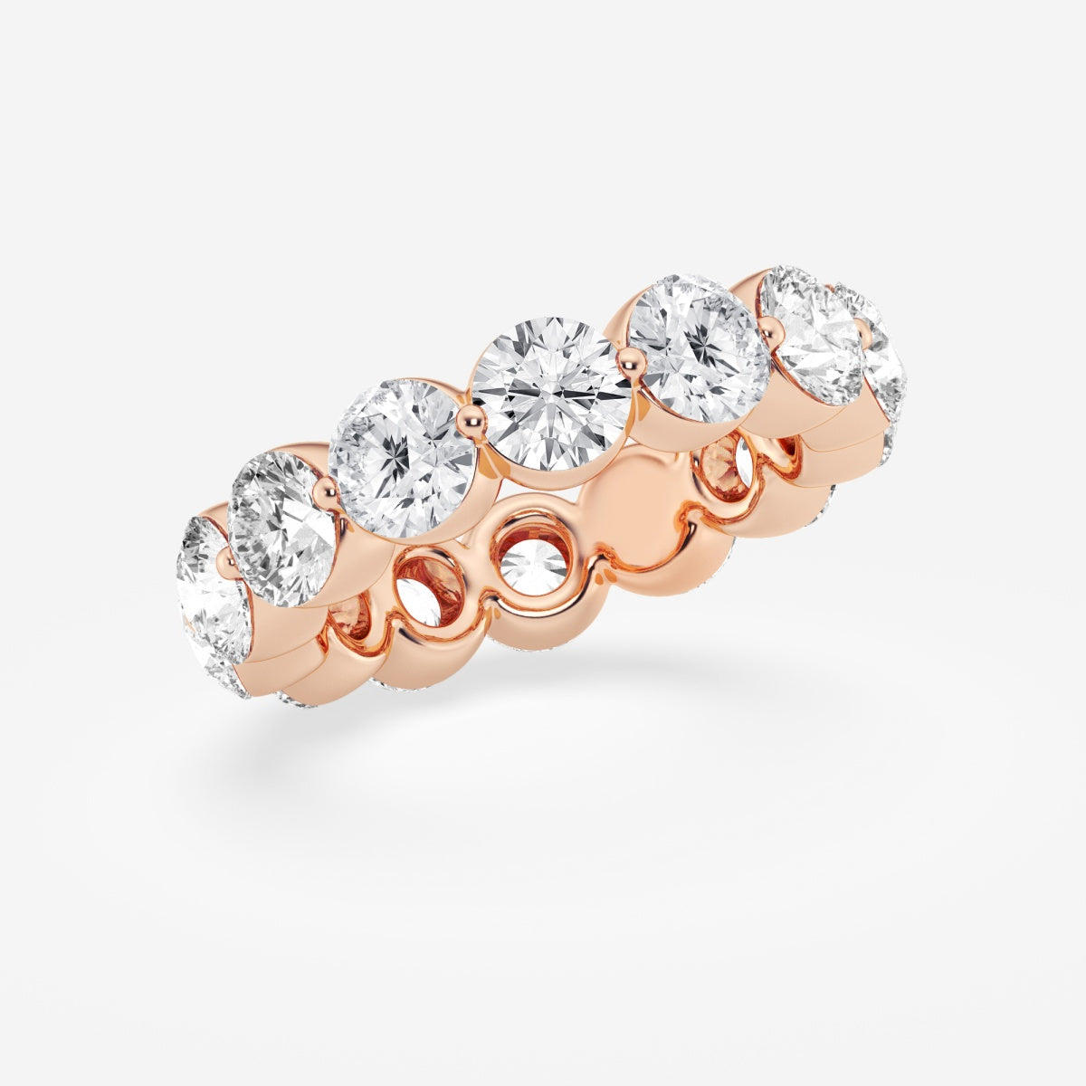 Sophia - Floating Eternity Band Wedding Ring