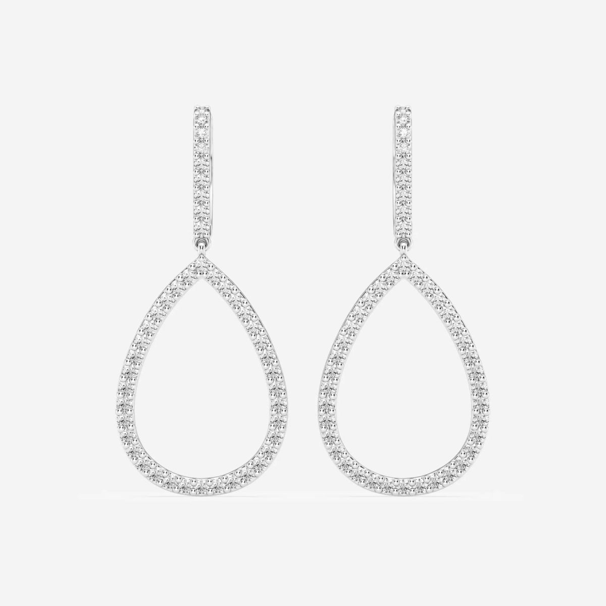Inaya - Sleek Teardrop Design Earrings