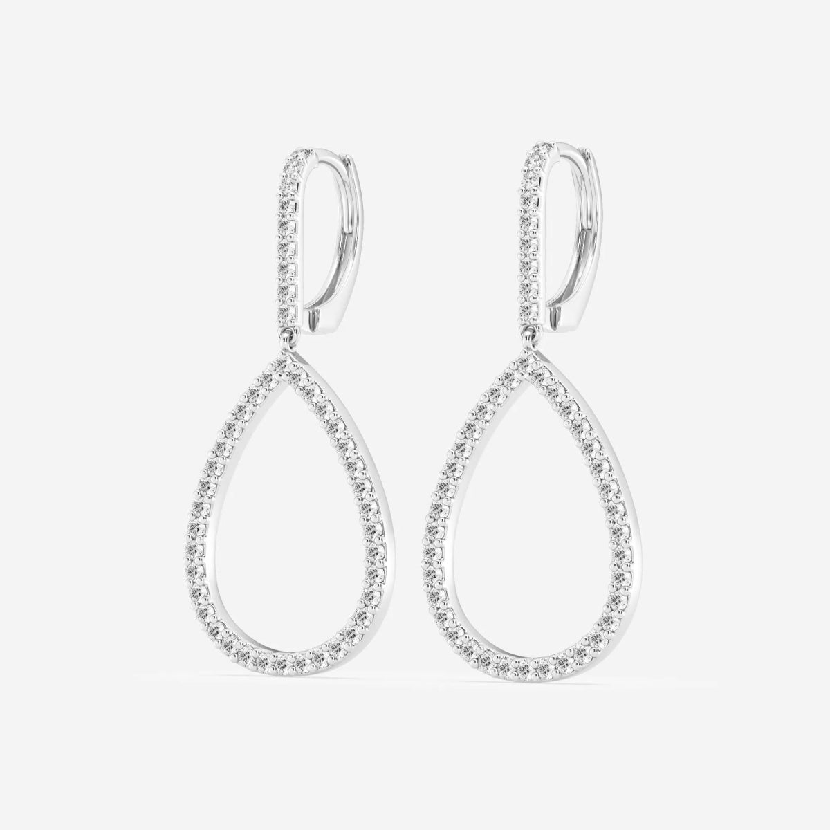 Inaya - Sleek Teardrop Design Earrings