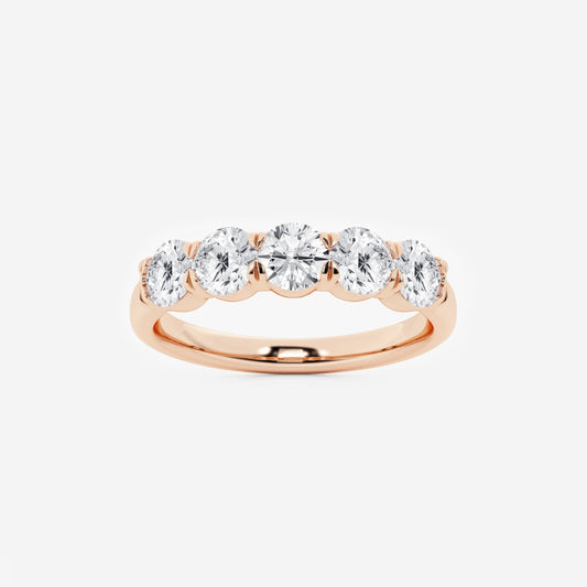 Celine - Five Stone Design Wedding Ring