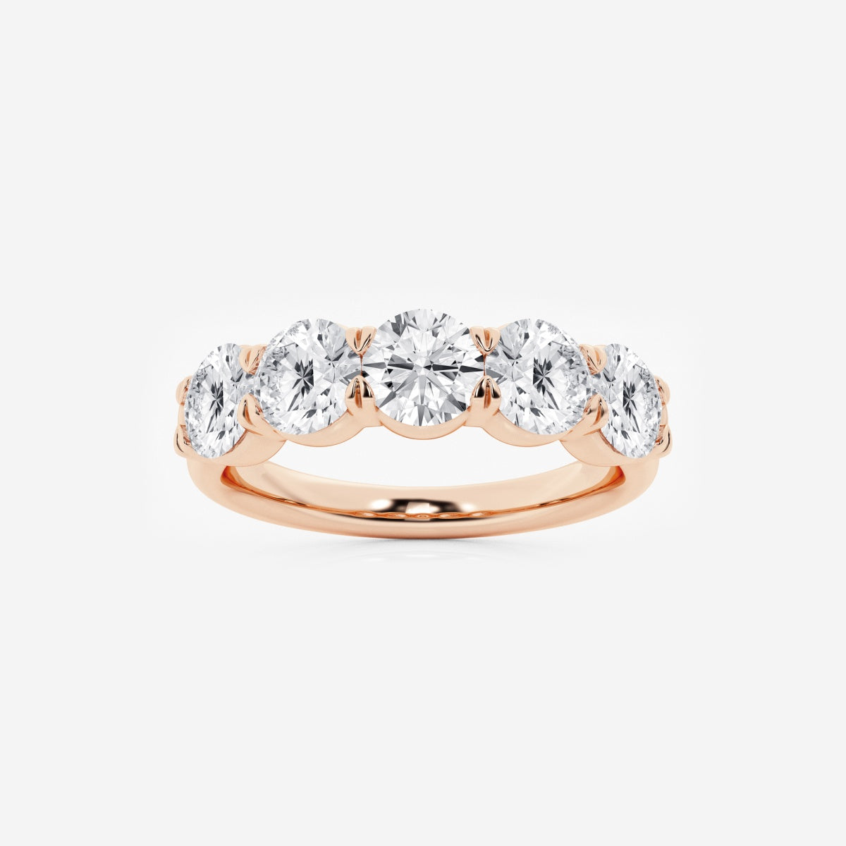Celine - Five Stone Design Wedding Ring