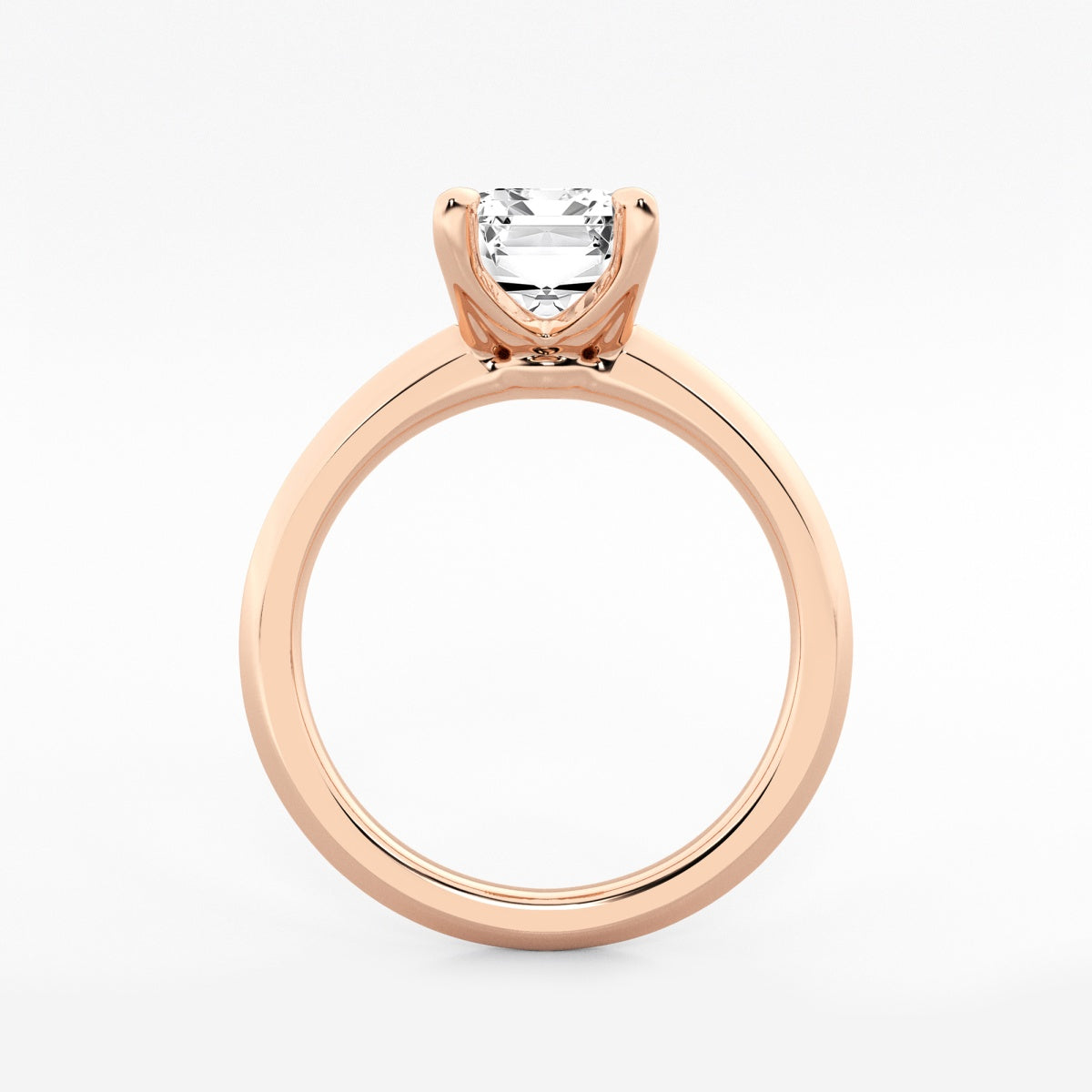 Violet - Knife-Edge Solitaire Engagement Ring