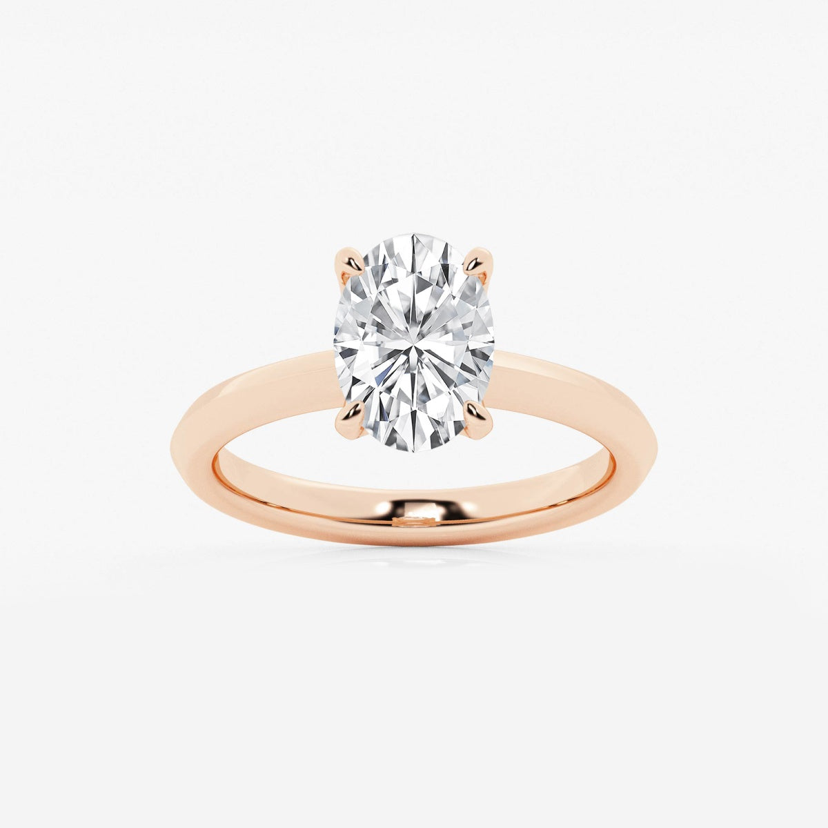 Violet - Knife-Edge Solitaire Engagement Ring