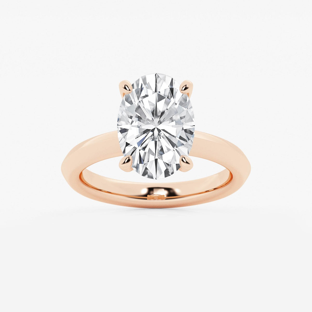 Violet - Knife-Edge Solitaire Engagement Ring