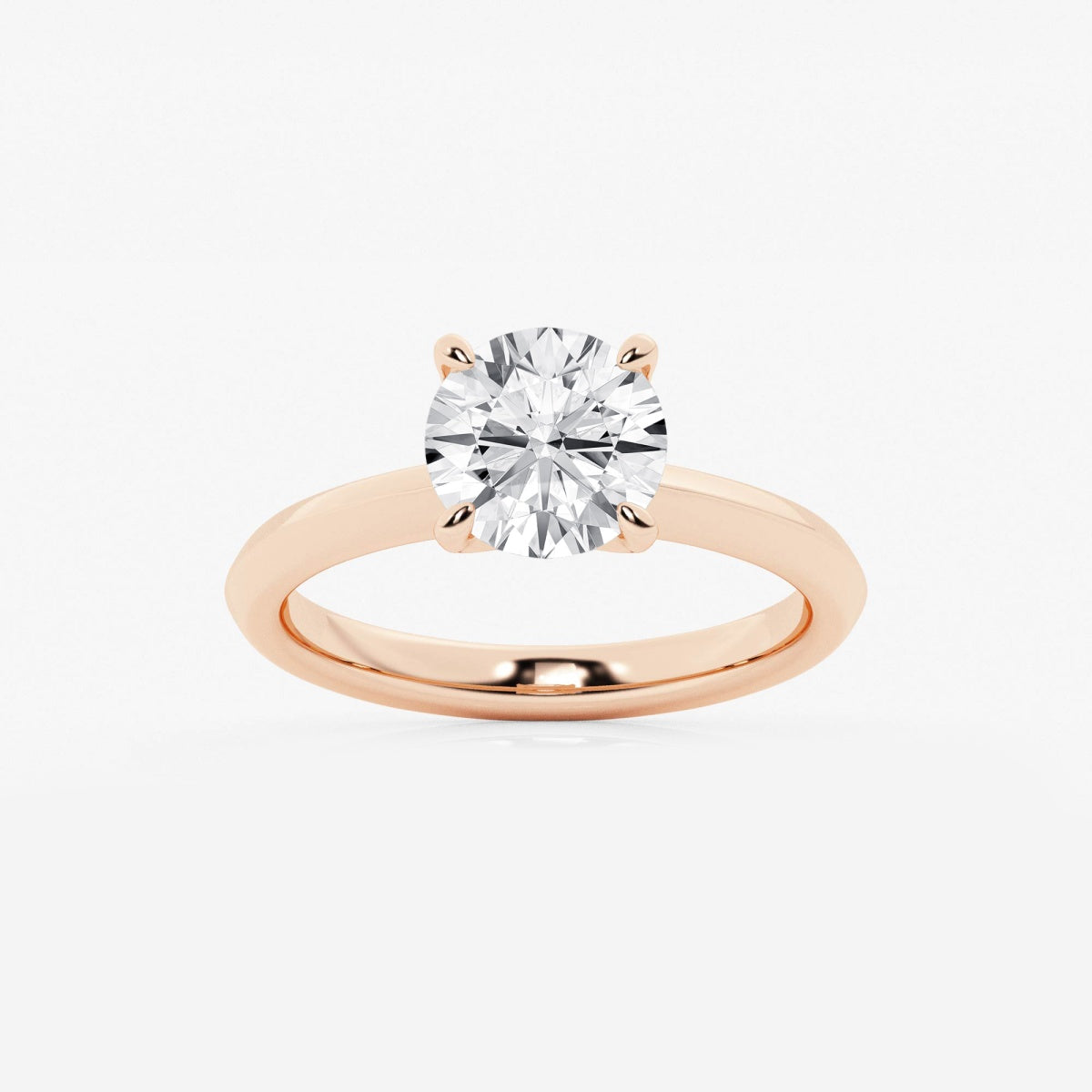 Violet - Knife-Edge Solitaire Engagement Ring