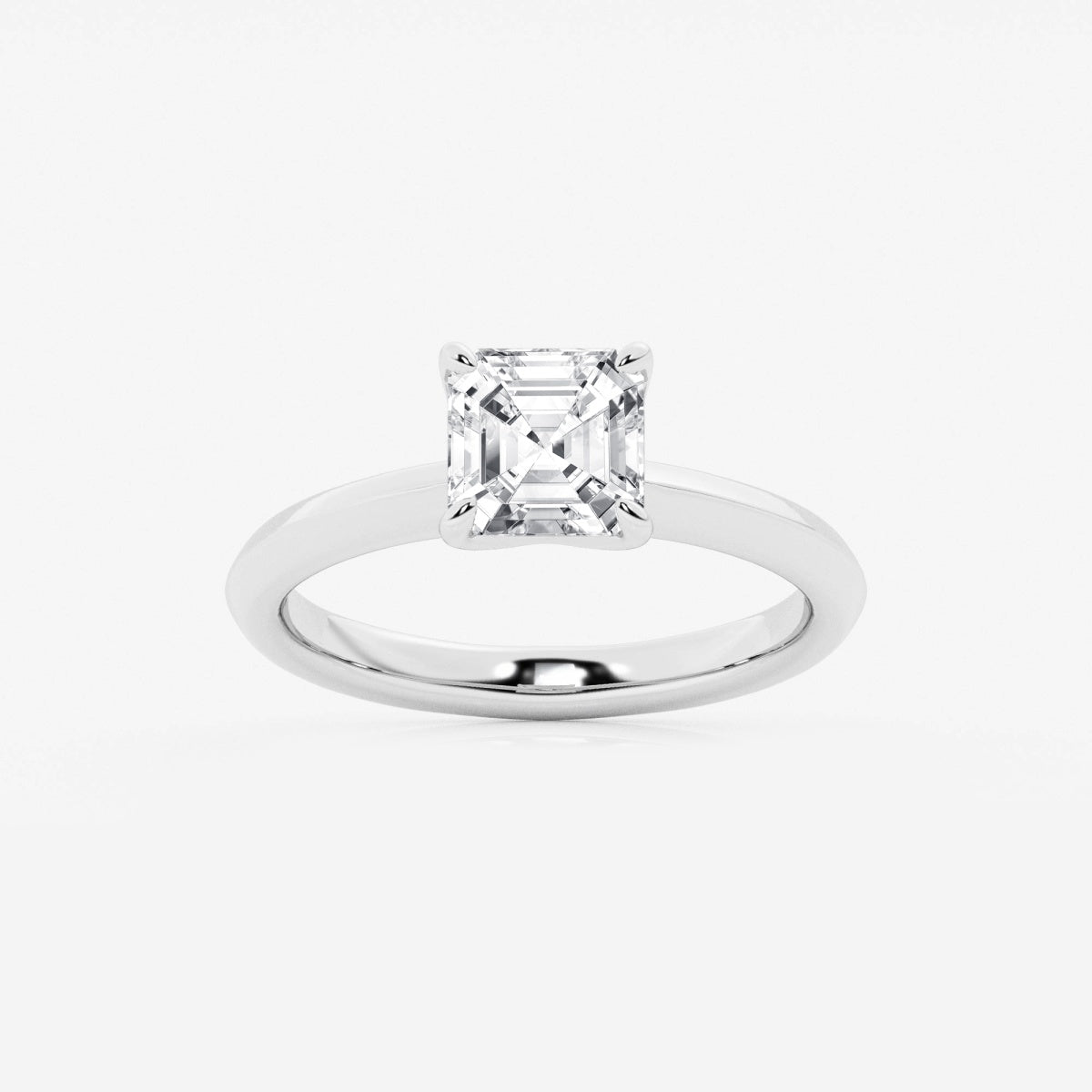 Violet - Knife-Edge Solitaire Engagement Ring