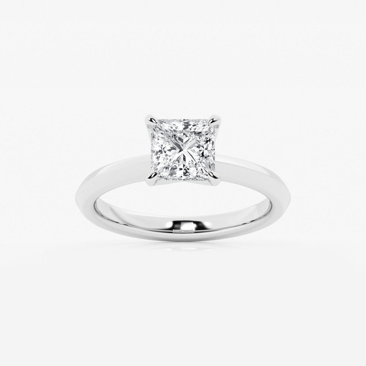 Violet - Knife-Edge Solitaire Engagement Ring