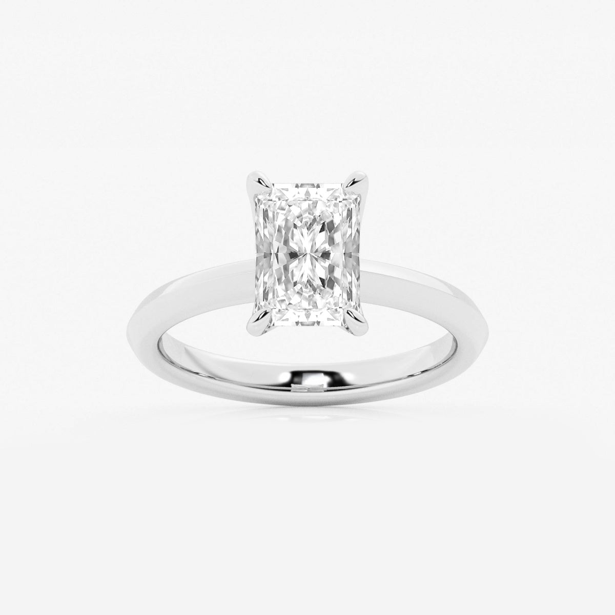 Violet - Knife-Edge Solitaire Engagement Ring