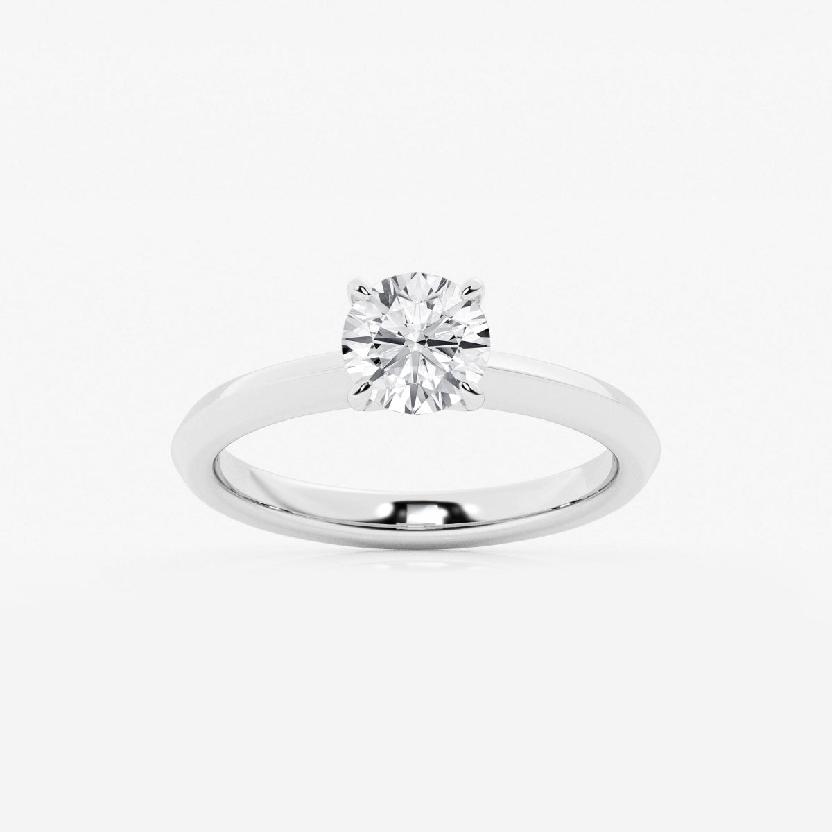 Violet - Knife-Edge Solitaire Engagement Ring