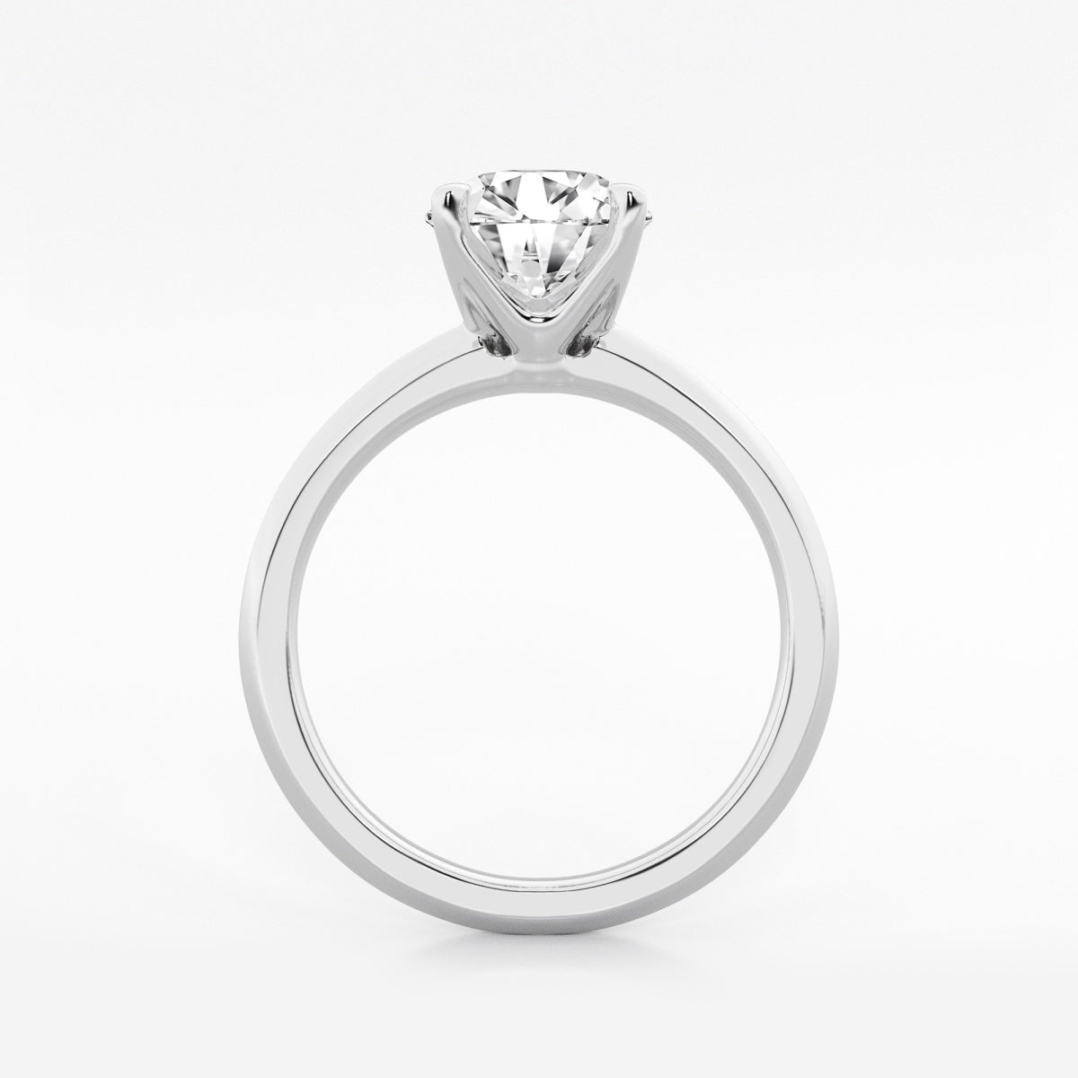 Violet - Knife-Edge Solitaire Engagement Ring