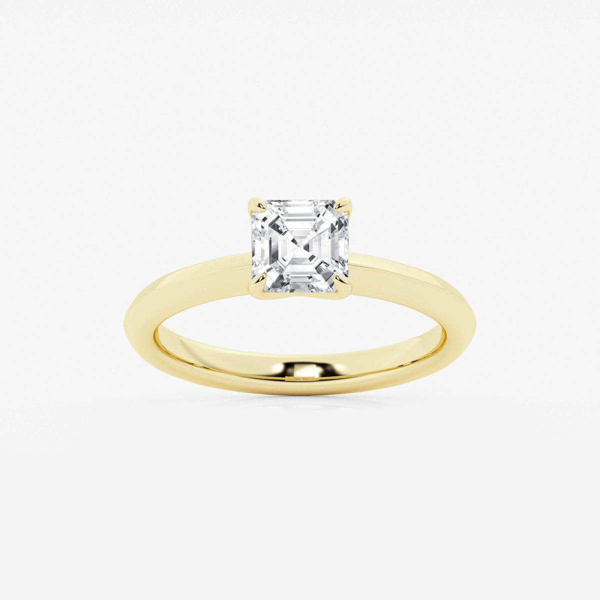 Violet - Knife-Edge Solitaire Engagement Ring