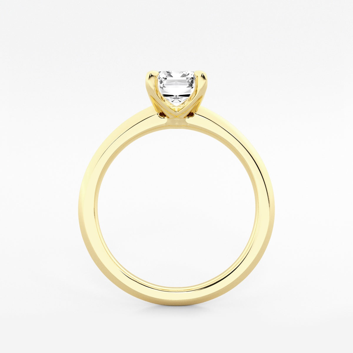 Violet - Knife-Edge Solitaire Engagement Ring