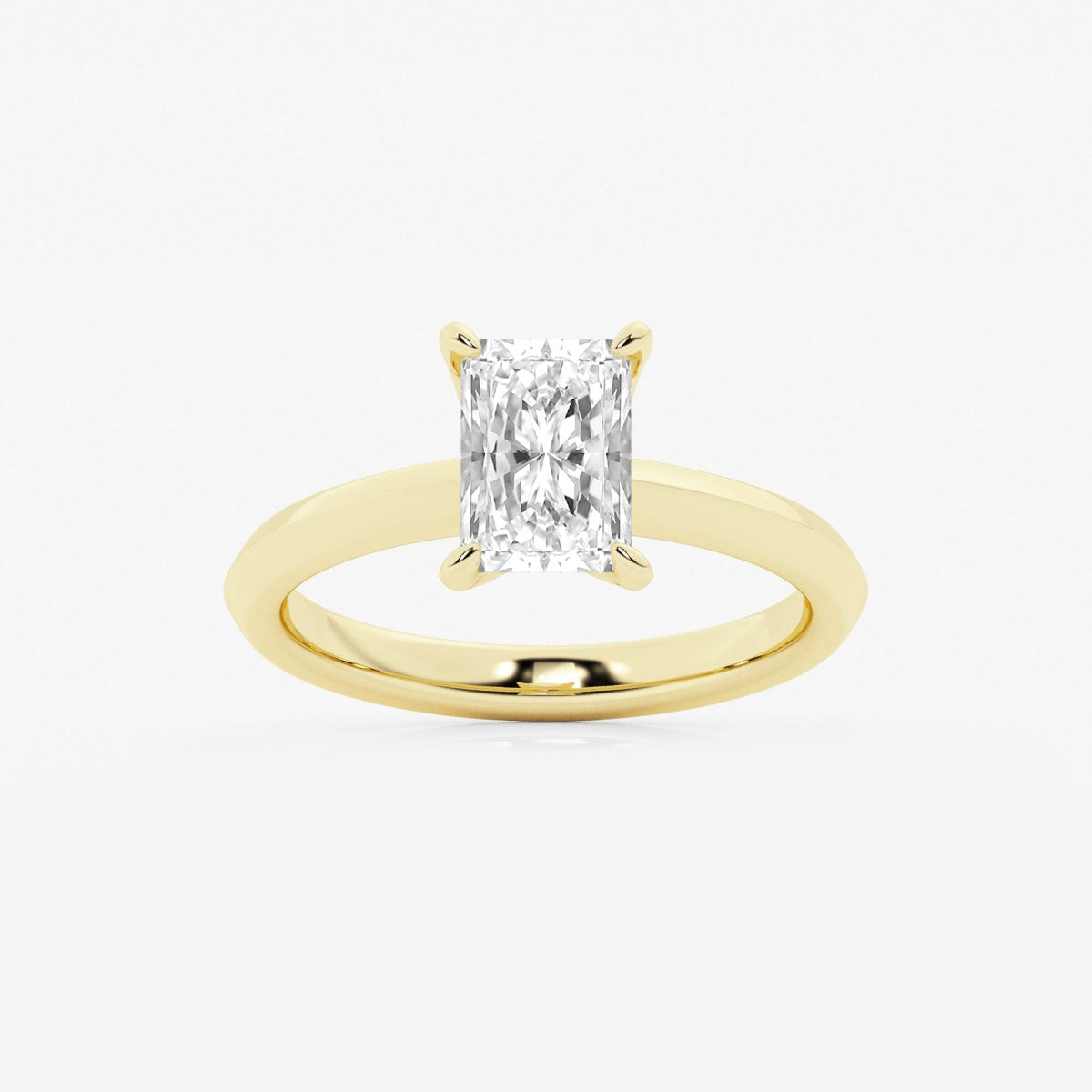 Violet - Knife-Edge Solitaire Engagement Ring