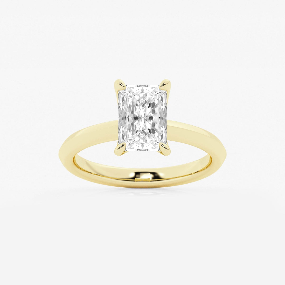 Violet - Knife-Edge Solitaire Engagement Ring