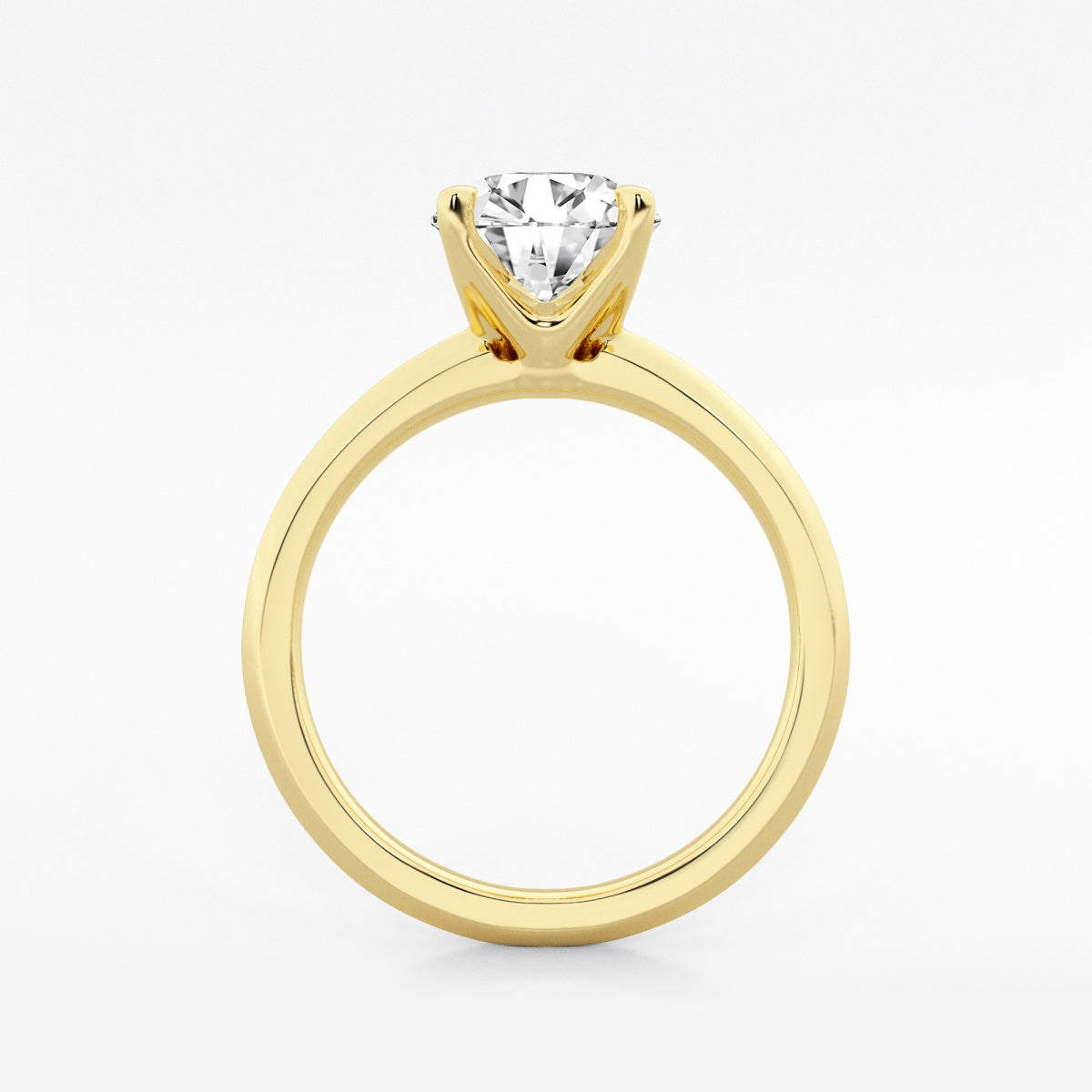 Violet - Knife-Edge Solitaire Engagement Ring