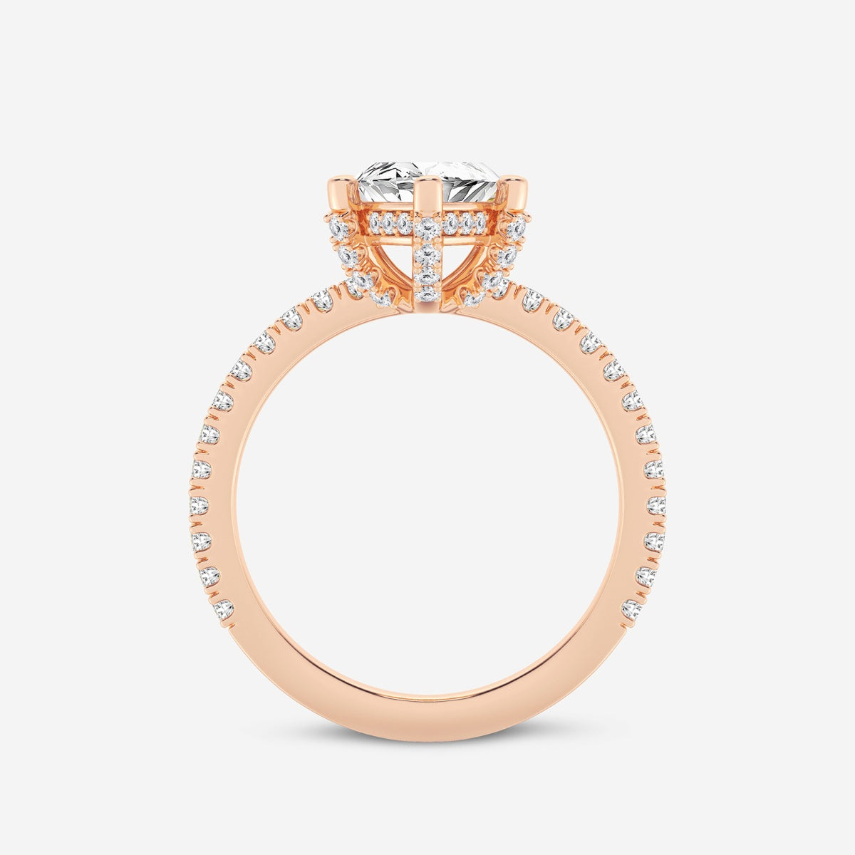 Viviana - Hidden Halo Elegance Engagement Ring