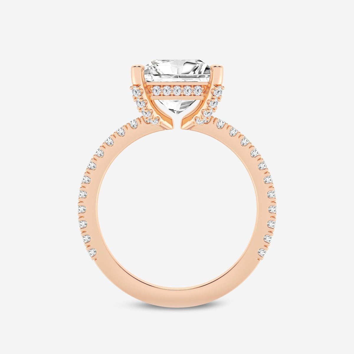 Viviana - Hidden Halo Elegance Engagement Ring