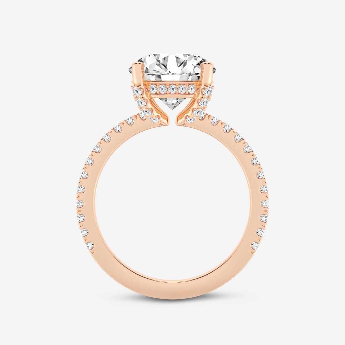 Viviana - Hidden Halo Elegance Engagement Ring