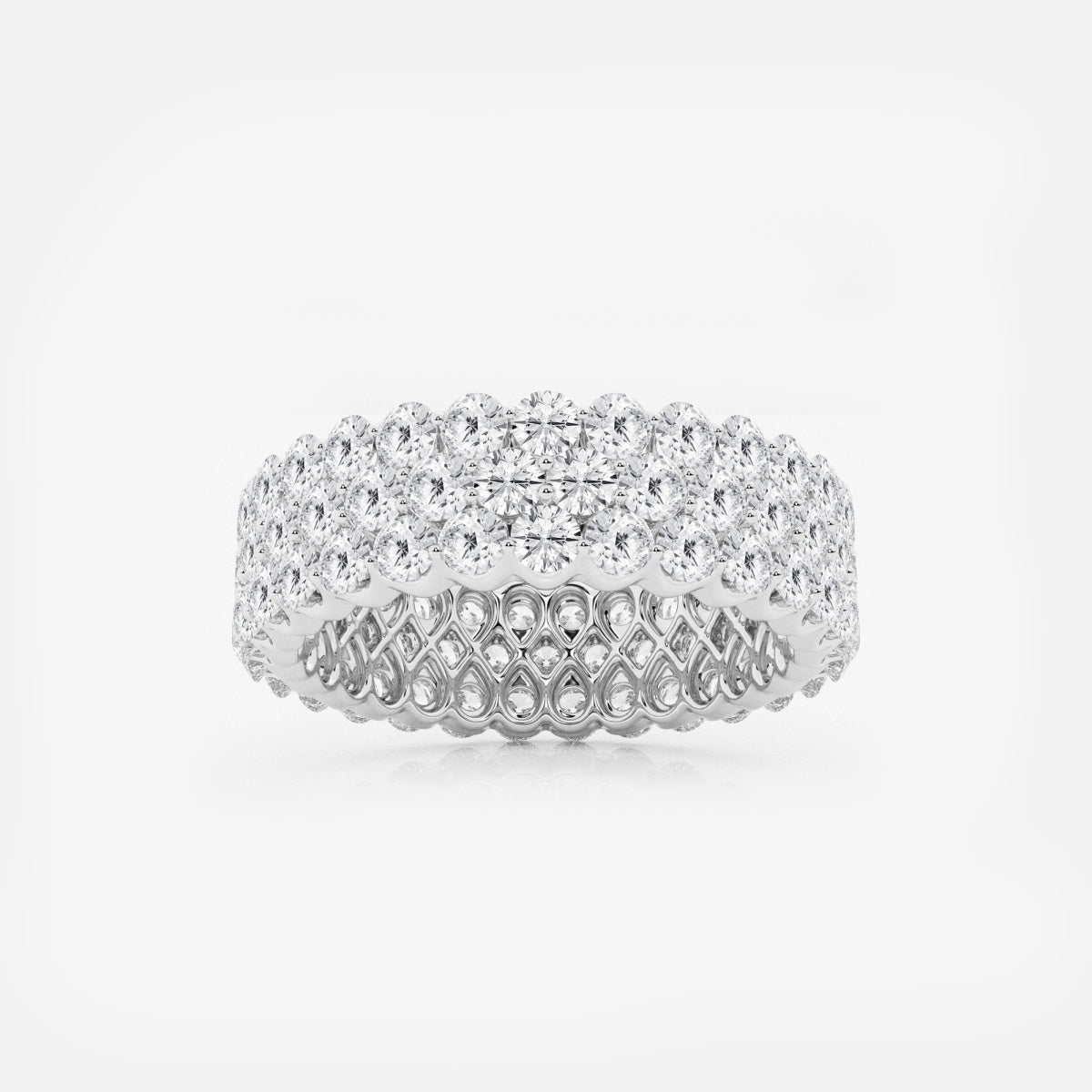 Vivienne - Multi-Row Brilliance Wedding Ring