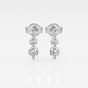 Adeline - Cascading Three-Stone Elegance Earrings