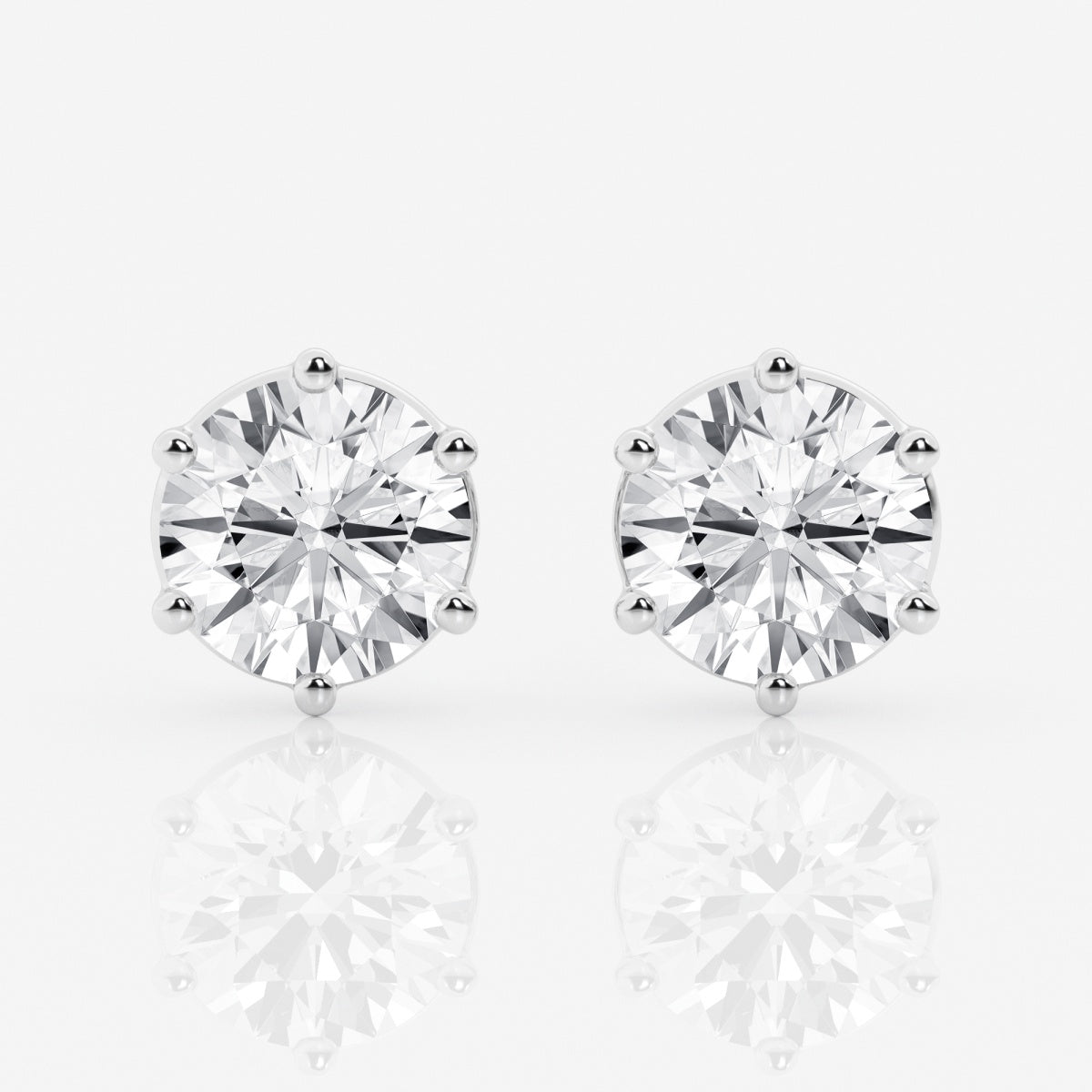 Adeline - Classic Six-Prong Style Earrings