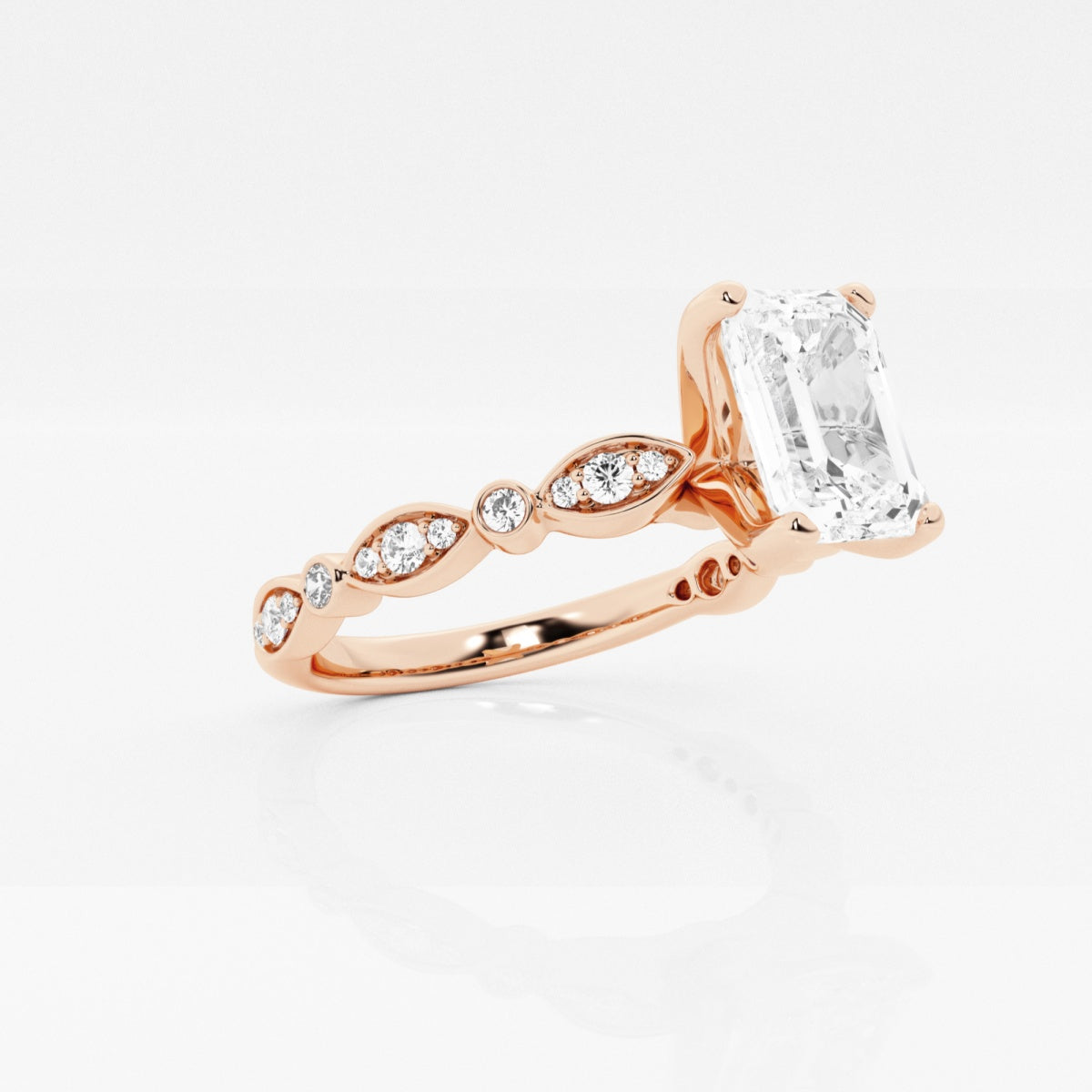 Adeline - Marquise-Inspired Band Engagement Ring