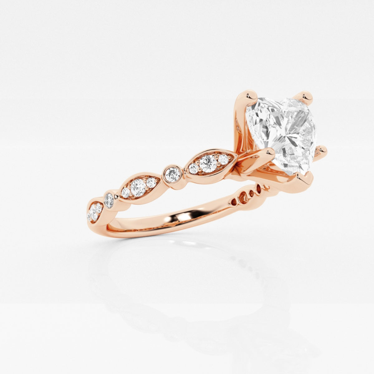 Adeline - Marquise-Inspired Band Engagement Ring