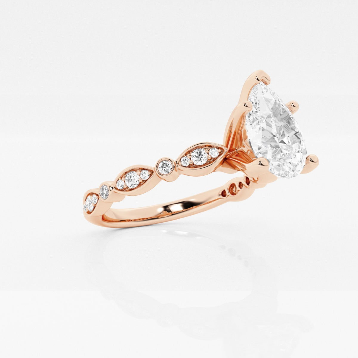 Adeline - Marquise-Inspired Band Engagement Ring