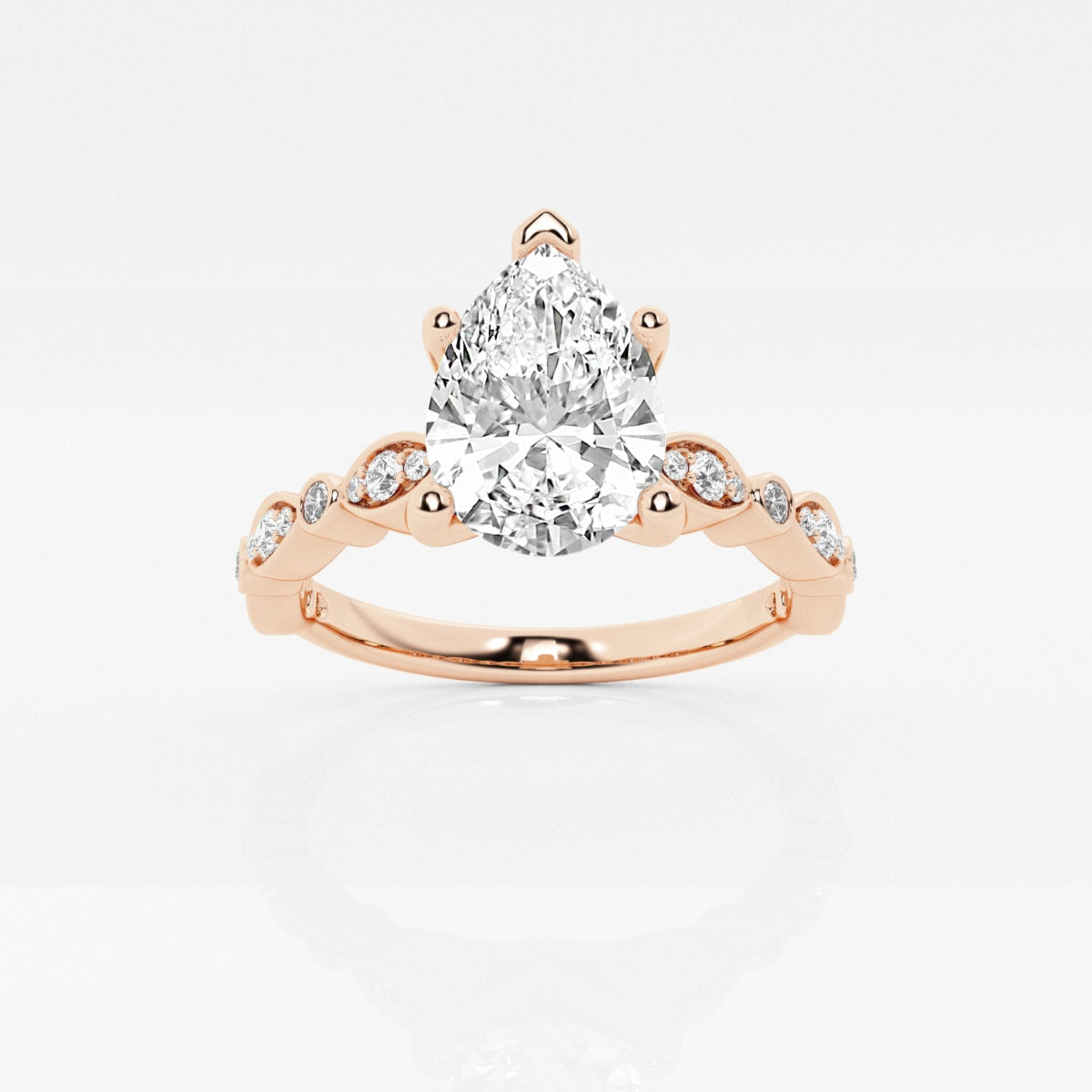 Adeline - Marquise-Inspired Band Engagement Ring