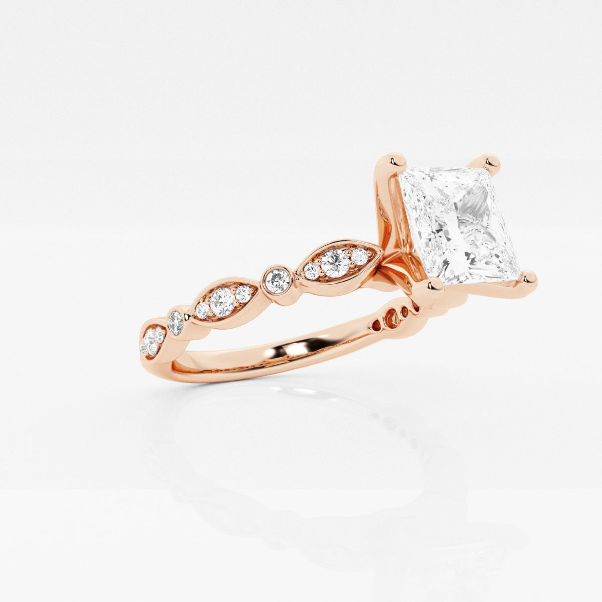 Adeline - Marquise-Inspired Band Engagement Ring