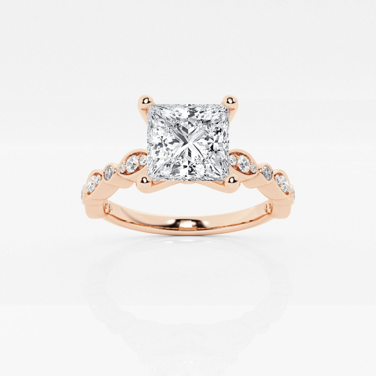 Adeline - Marquise-Inspired Band Engagement Ring