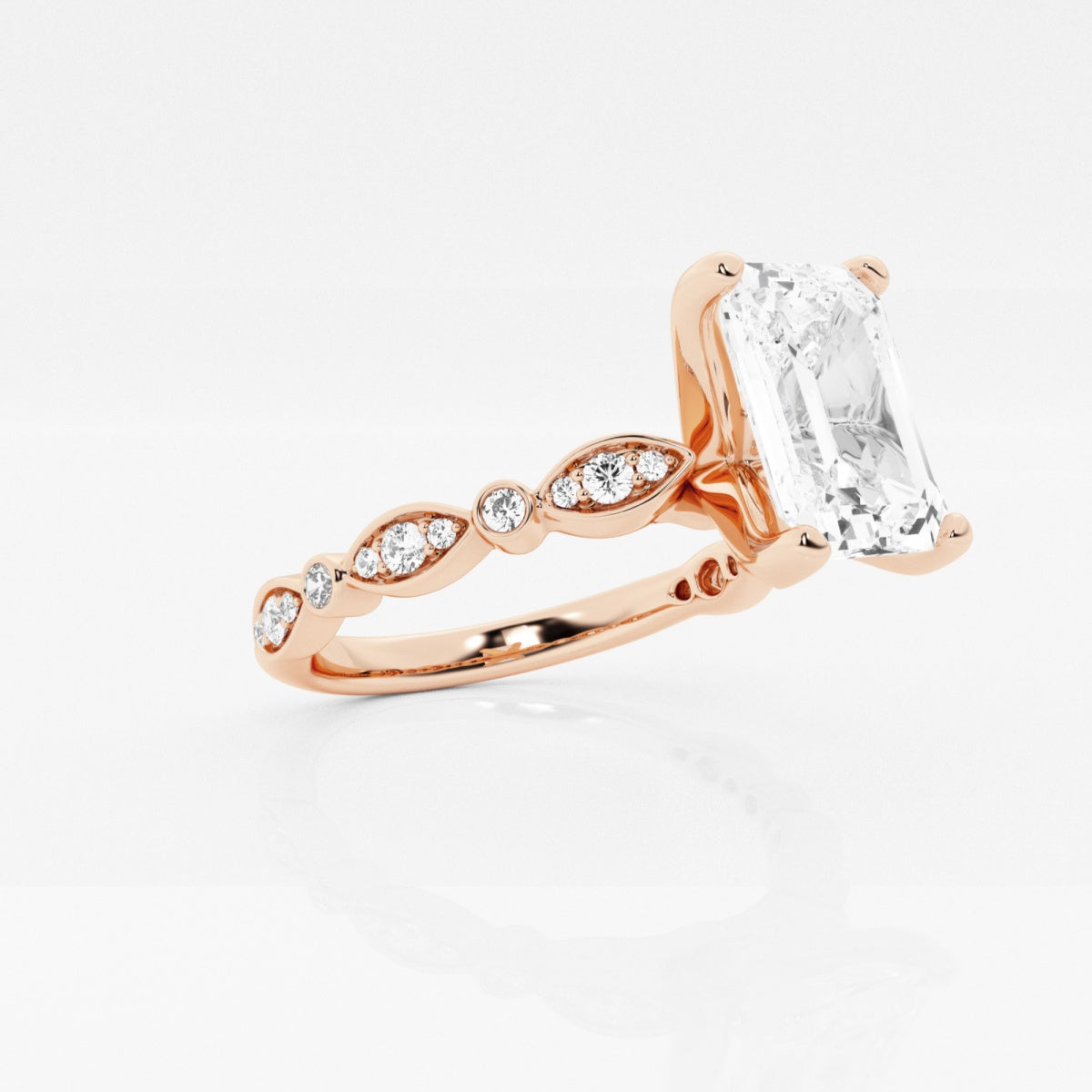 Adeline - Marquise-Inspired Band Engagement Ring