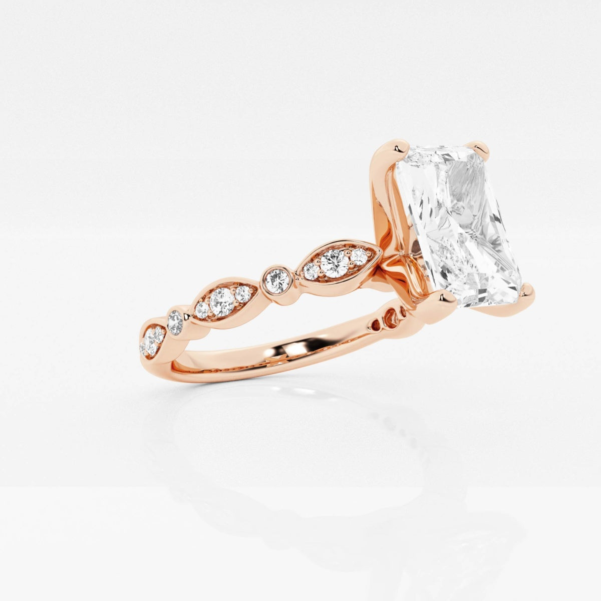 Adeline - Marquise-Inspired Band Engagement Ring