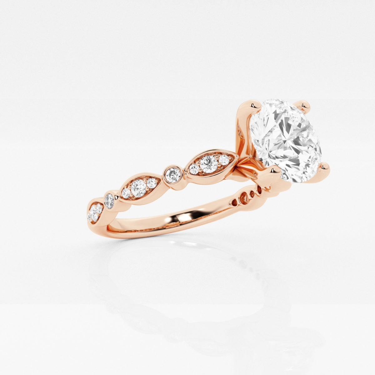 Adeline - Marquise-Inspired Band Engagement Ring