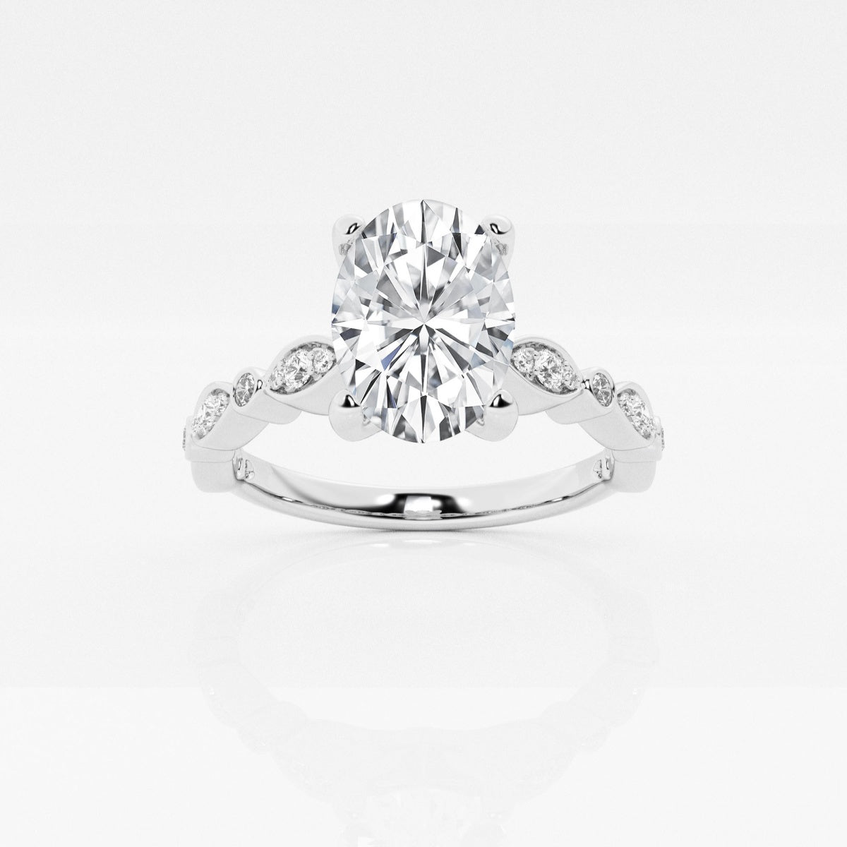 Adeline - Marquise-Inspired Band Engagement Ring