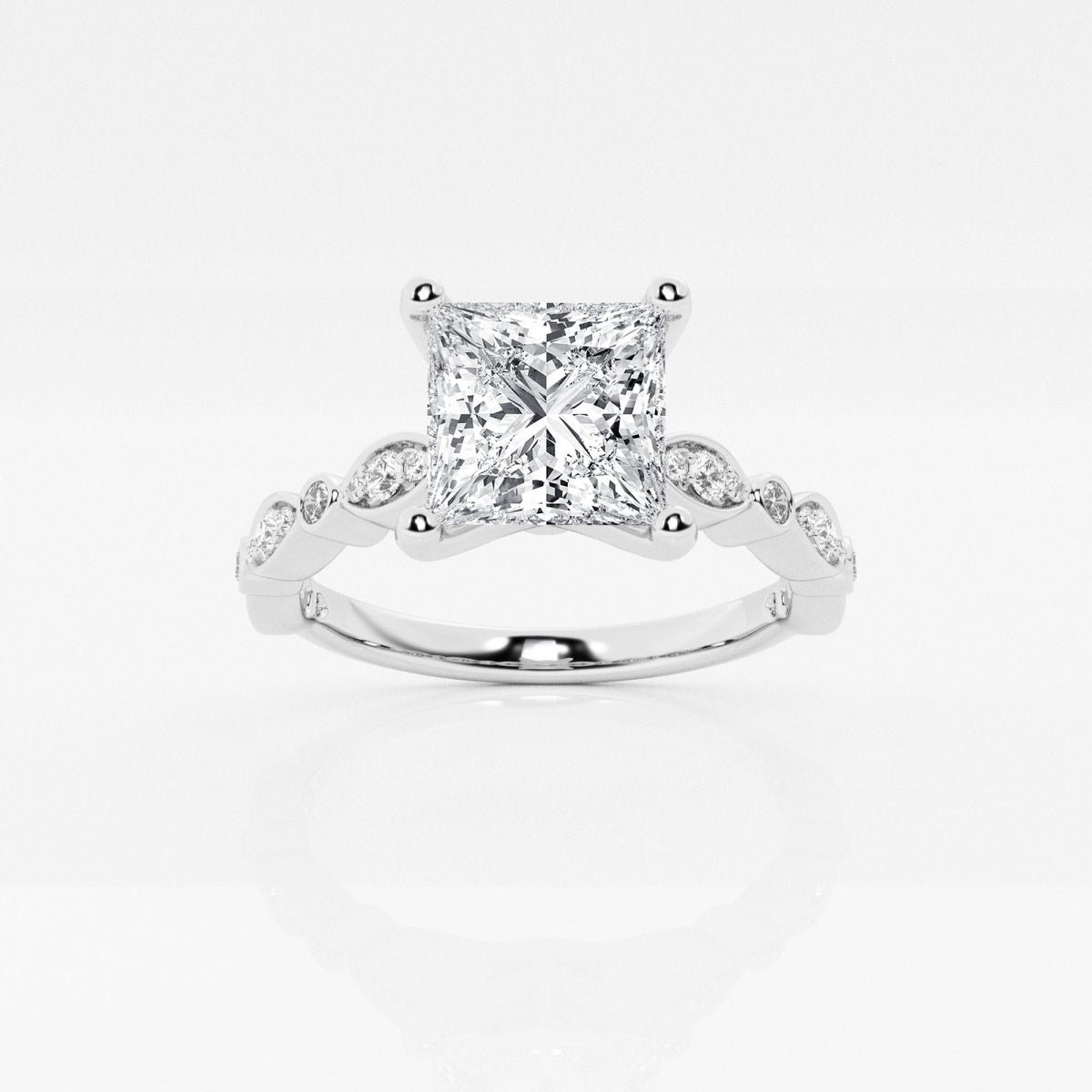 Adeline - Marquise-Inspired Band Engagement Ring