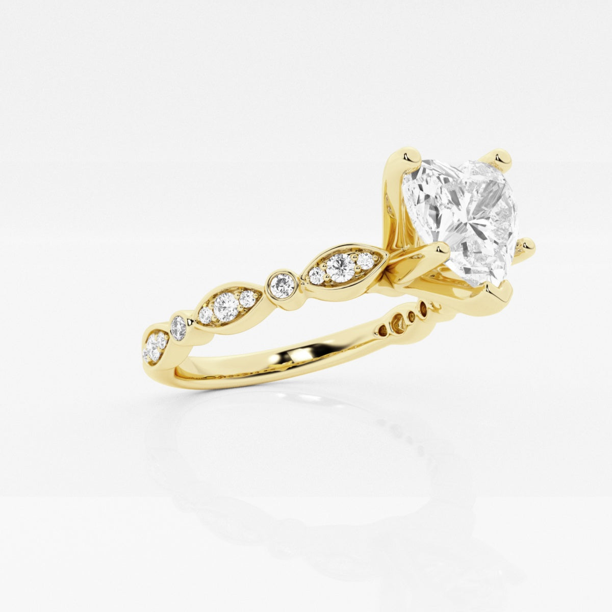 Adeline - Marquise-Inspired Band Engagement Ring