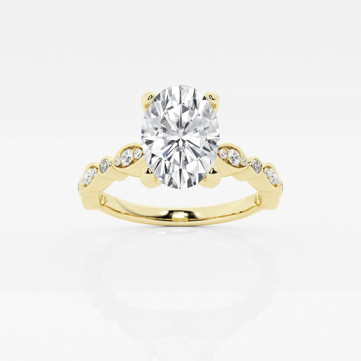 Adeline - Marquise-Inspired Band Engagement Ring