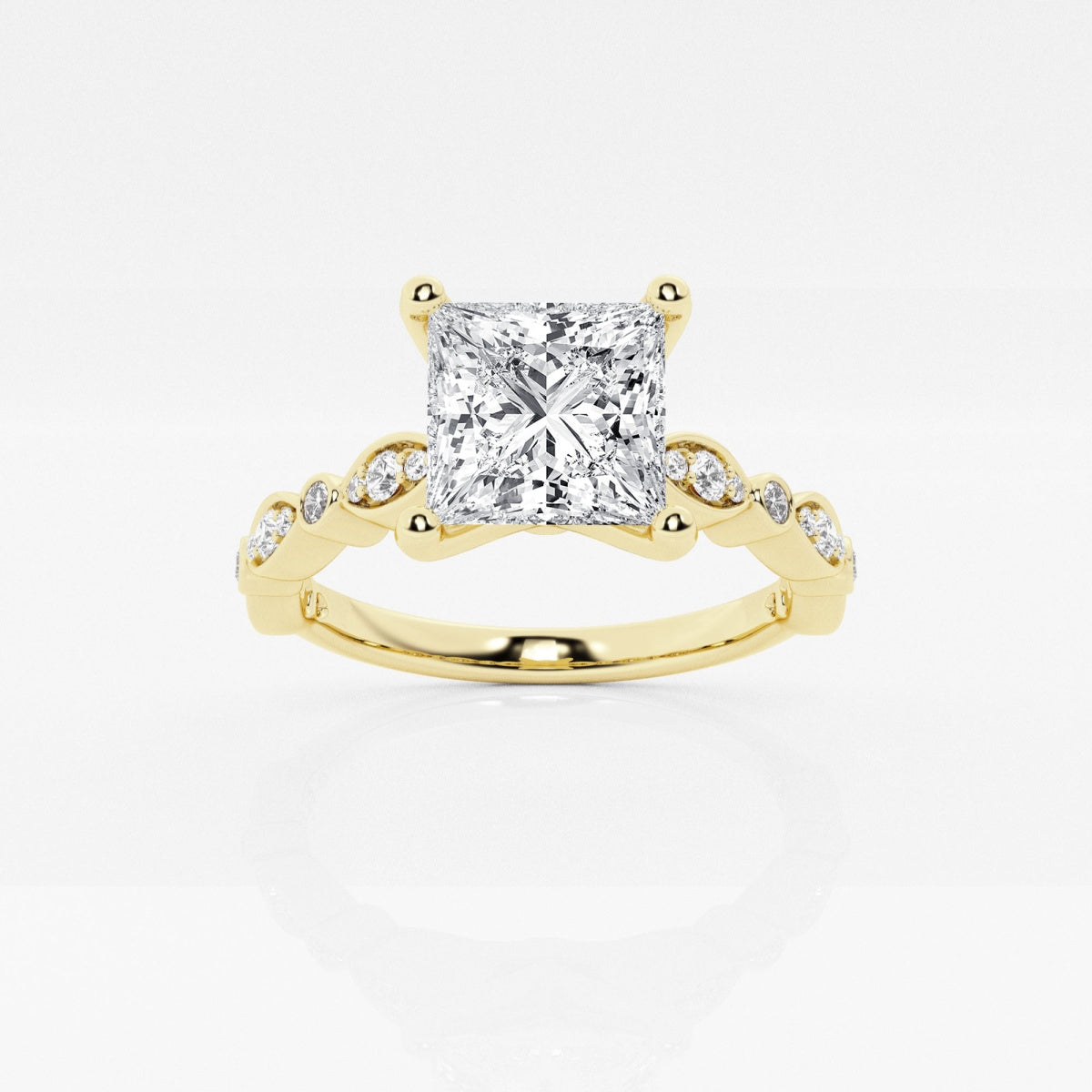 Adeline - Marquise-Inspired Band Engagement Ring