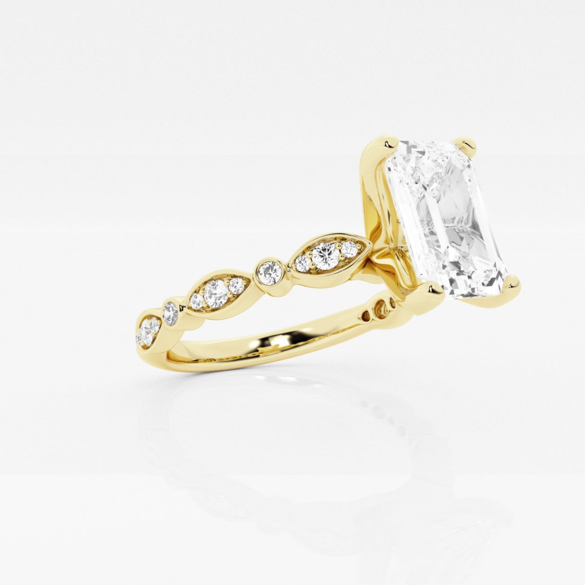 Adeline - Marquise-Inspired Band Engagement Ring