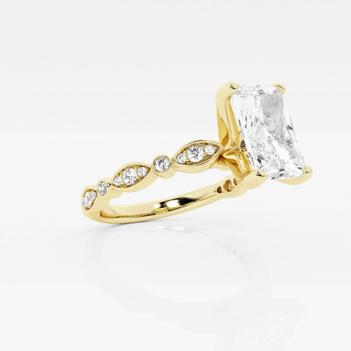 Adeline - Marquise-Inspired Band Engagement Ring