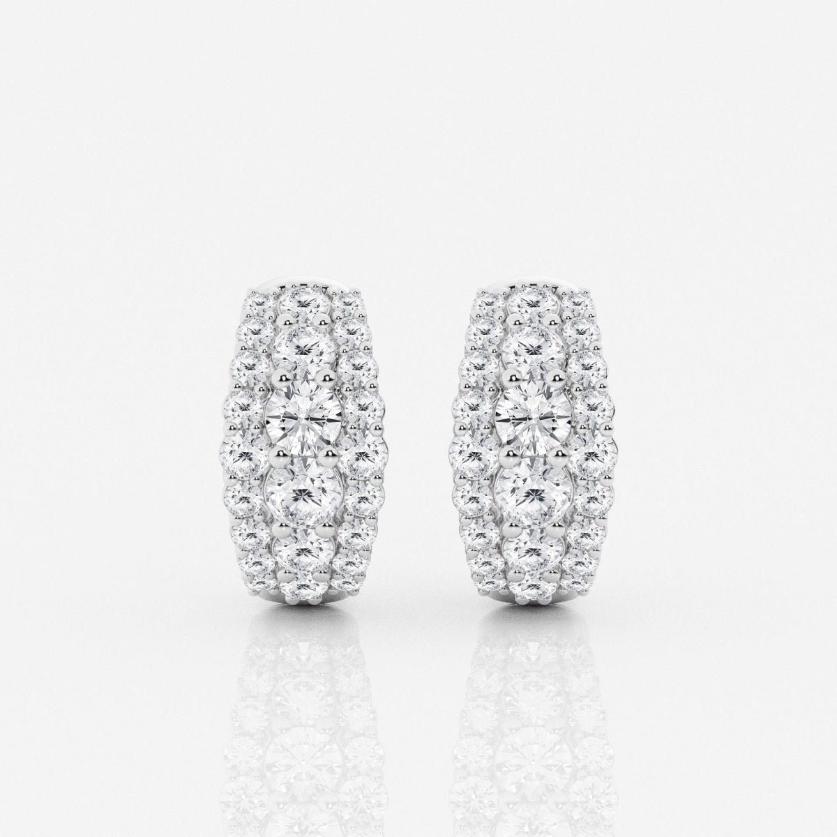 Adriana - Triple-Row Brilliance Earrings