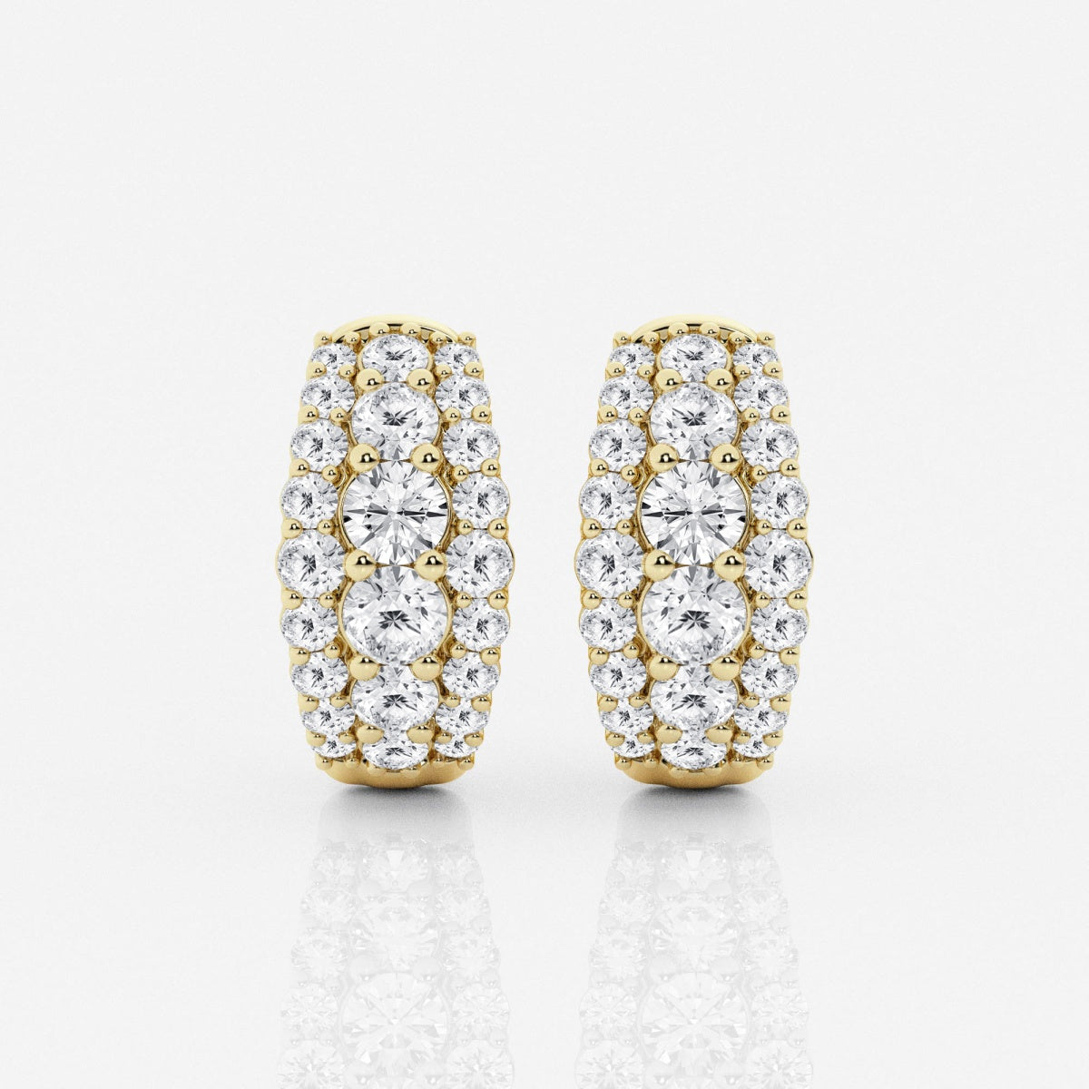 Adriana - Triple-Row Brilliance Earrings