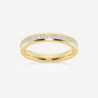 Amara - Clean Channel Design Wedding Ring