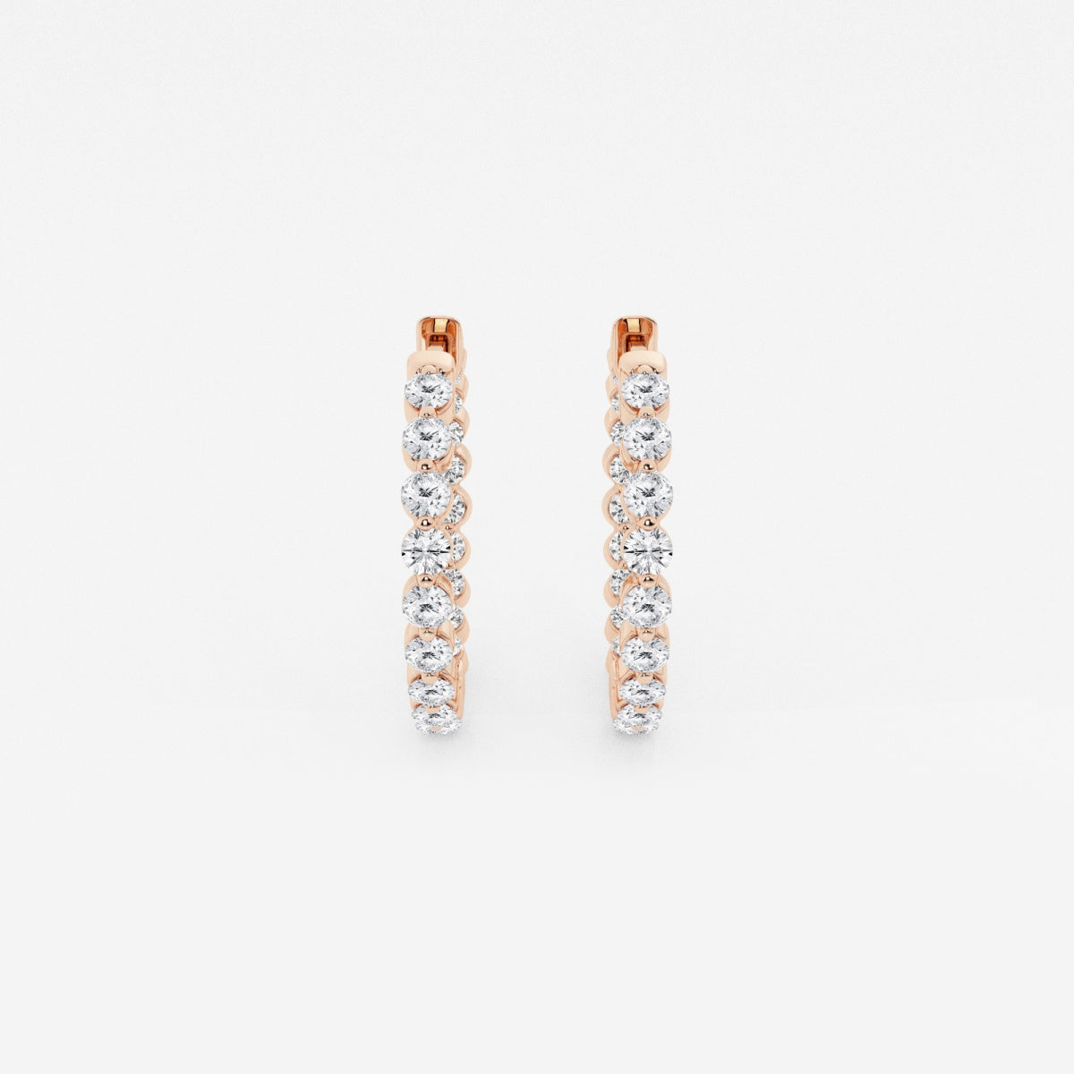 Amara - Floating Hoop Elegance Earrings