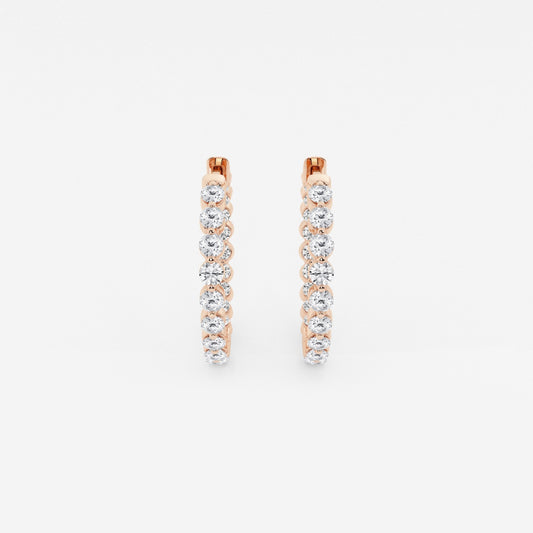 Amara - Floating Hoop Elegance Earrings